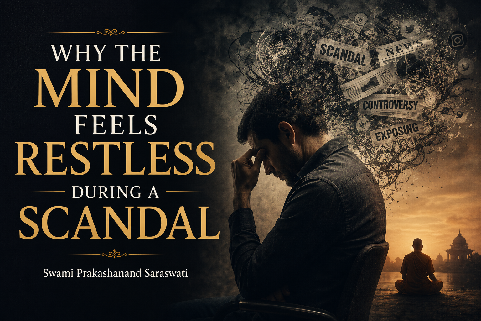 Why the Mind Feels Restless During a Scandal Swami Prakashanand Saraswati